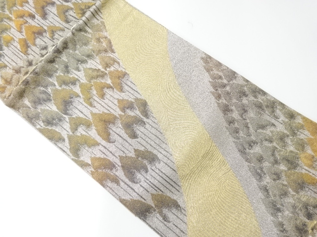 JAPANESE KIMONO / VINTAGE FUKURO OBI / SCENERY